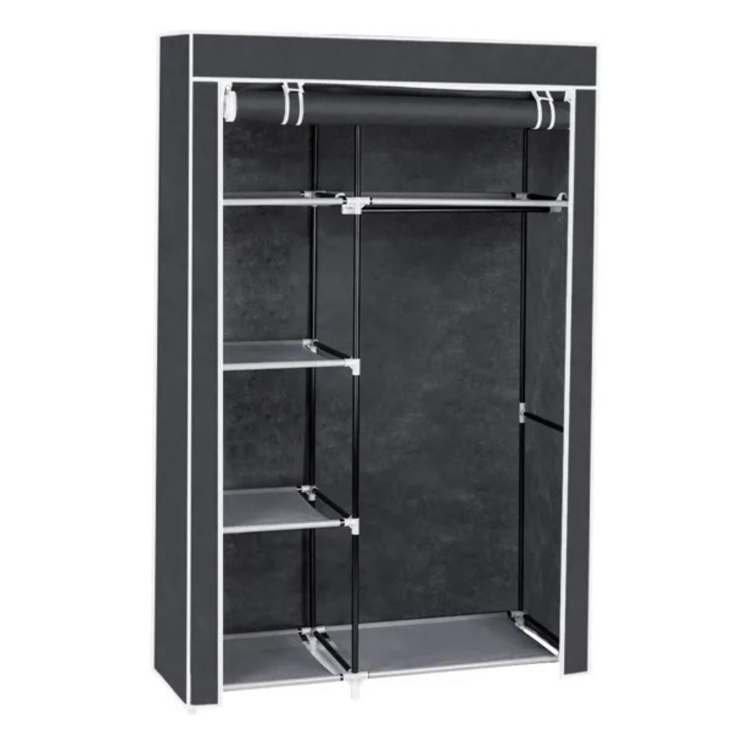 64 Portable Closet Storage Organizer Wardrobe