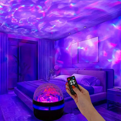 USB-Driven LED Aurora Star Projector