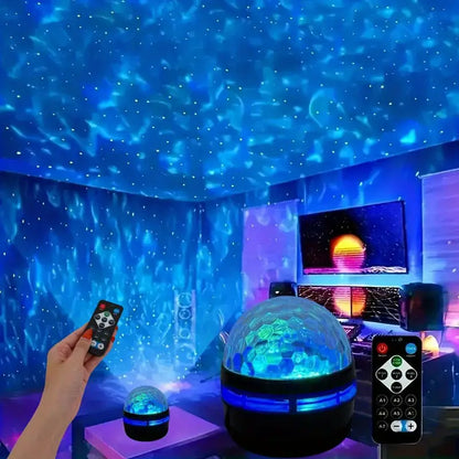 USB-Driven LED Aurora Star Projector