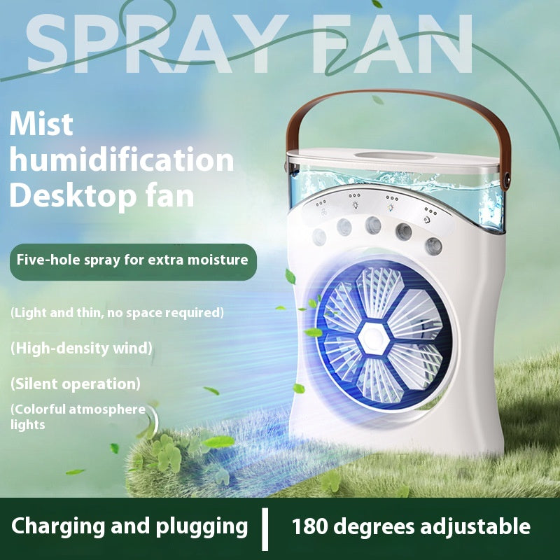 Portable Mini Humidifier Fan