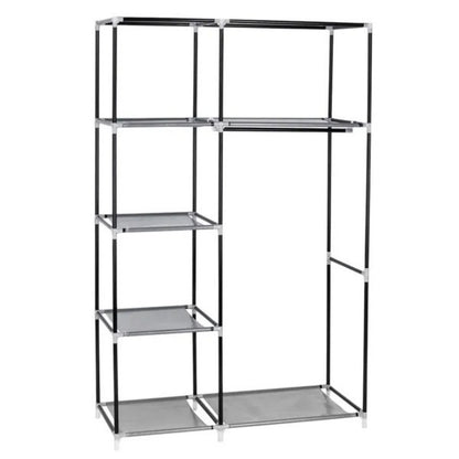 64 Portable Closet Storage Organizer Wardrobe
